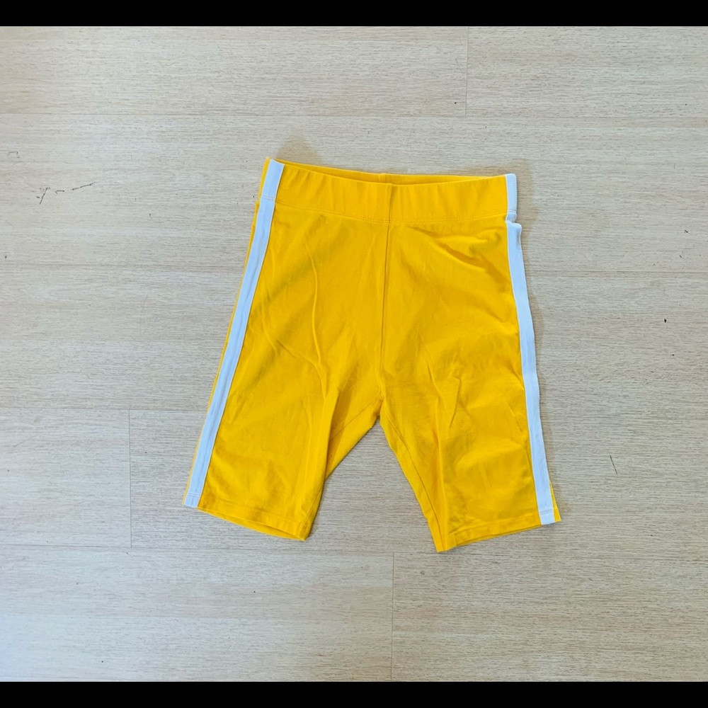 Yellow Bike Shorts